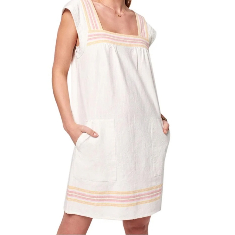 Faherty Hailee Strap Shift Dress Size S